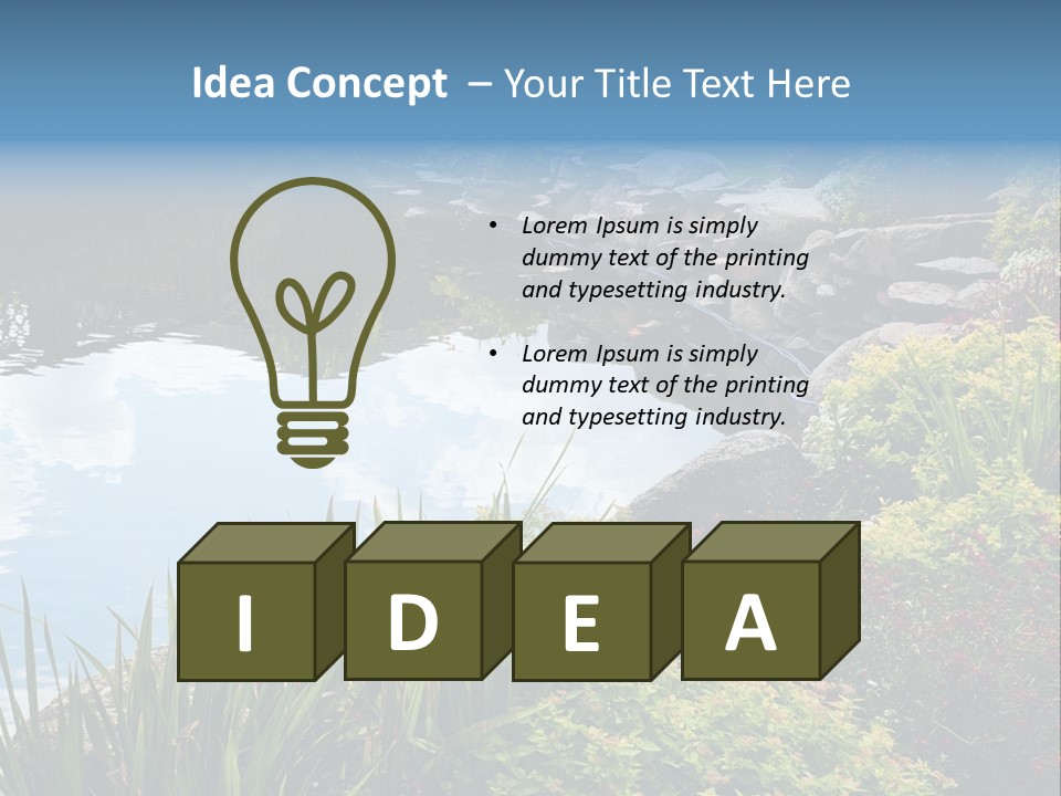 Red Formal Plant PowerPoint Template