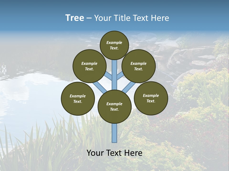 Red Formal Plant PowerPoint Template
