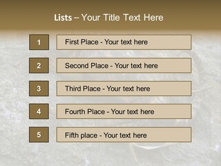 Tail Lizard Crotaphytus Collaris PowerPoint Template