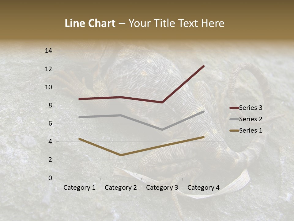 Tail Lizard Crotaphytus Collaris PowerPoint Template