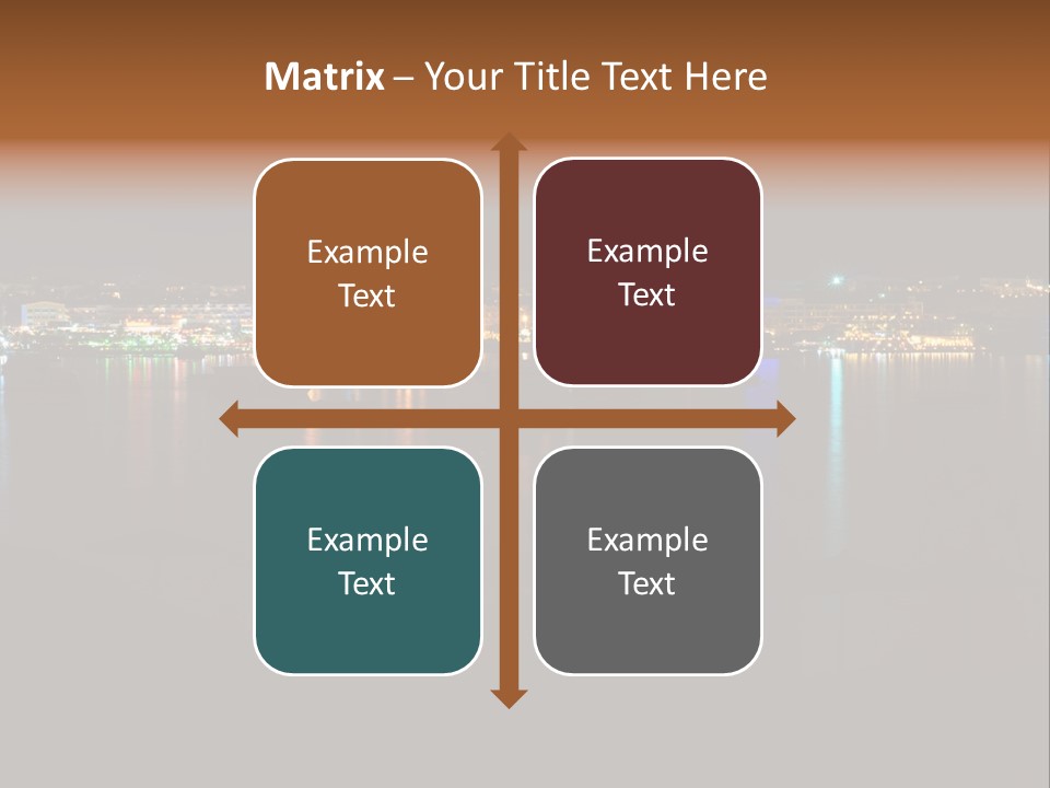 Tourism Deck Boat PowerPoint Template