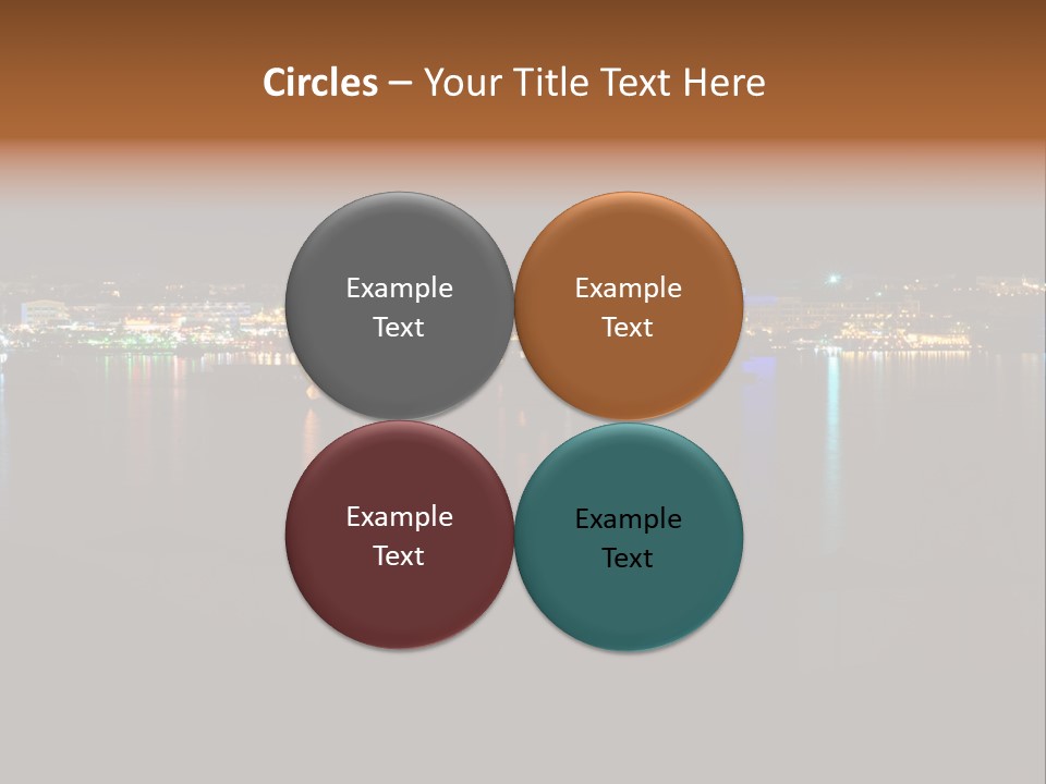 Tourism Deck Boat PowerPoint Template