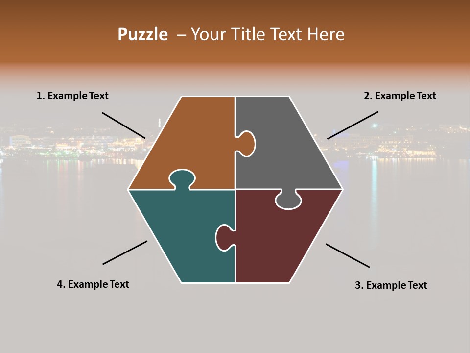 Tourism Deck Boat PowerPoint Template