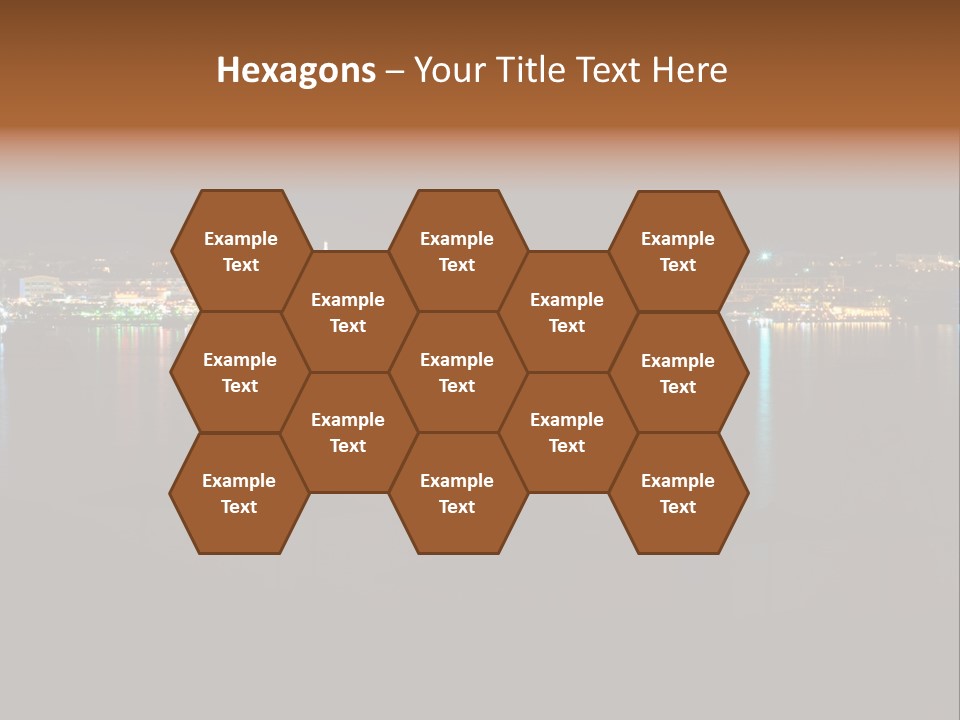 Tourism Deck Boat PowerPoint Template