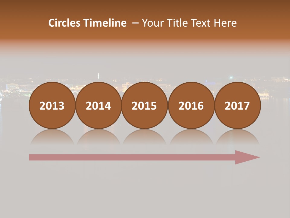 Tourism Deck Boat PowerPoint Template