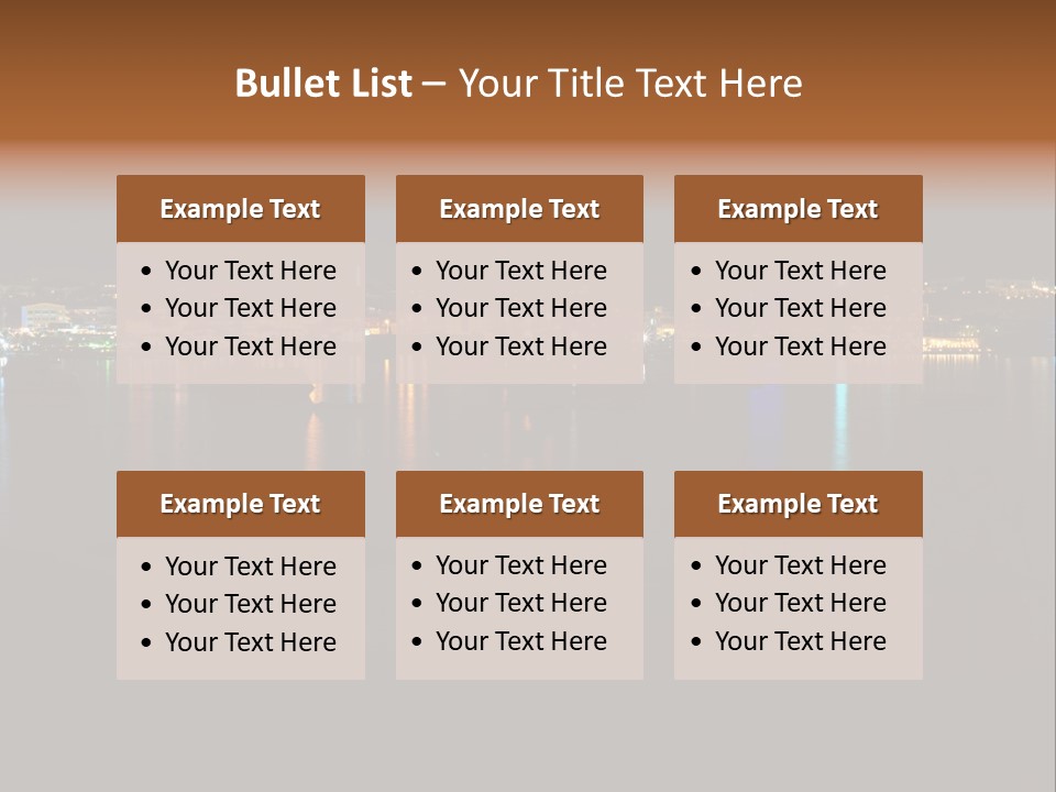 Tourism Deck Boat PowerPoint Template