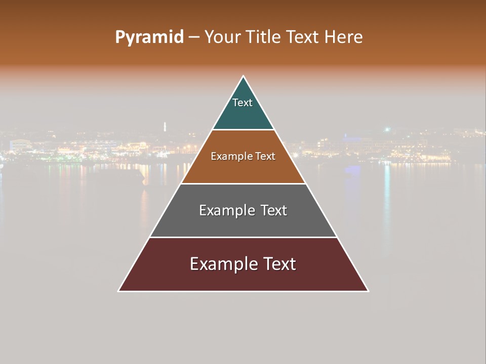 Tourism Deck Boat PowerPoint Template