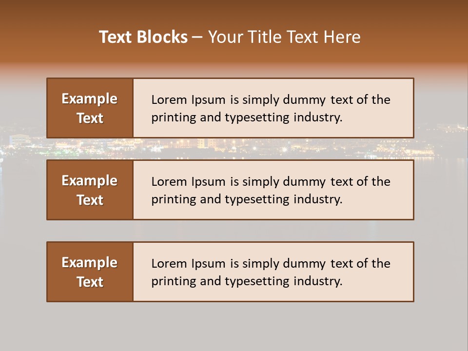 Tourism Deck Boat PowerPoint Template