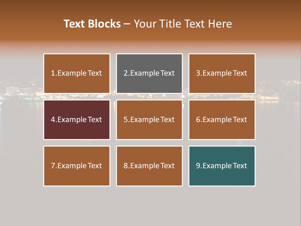 Tourism Deck Boat PowerPoint Template