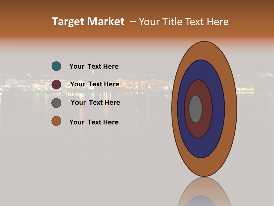 Tourism Deck Boat PowerPoint Template