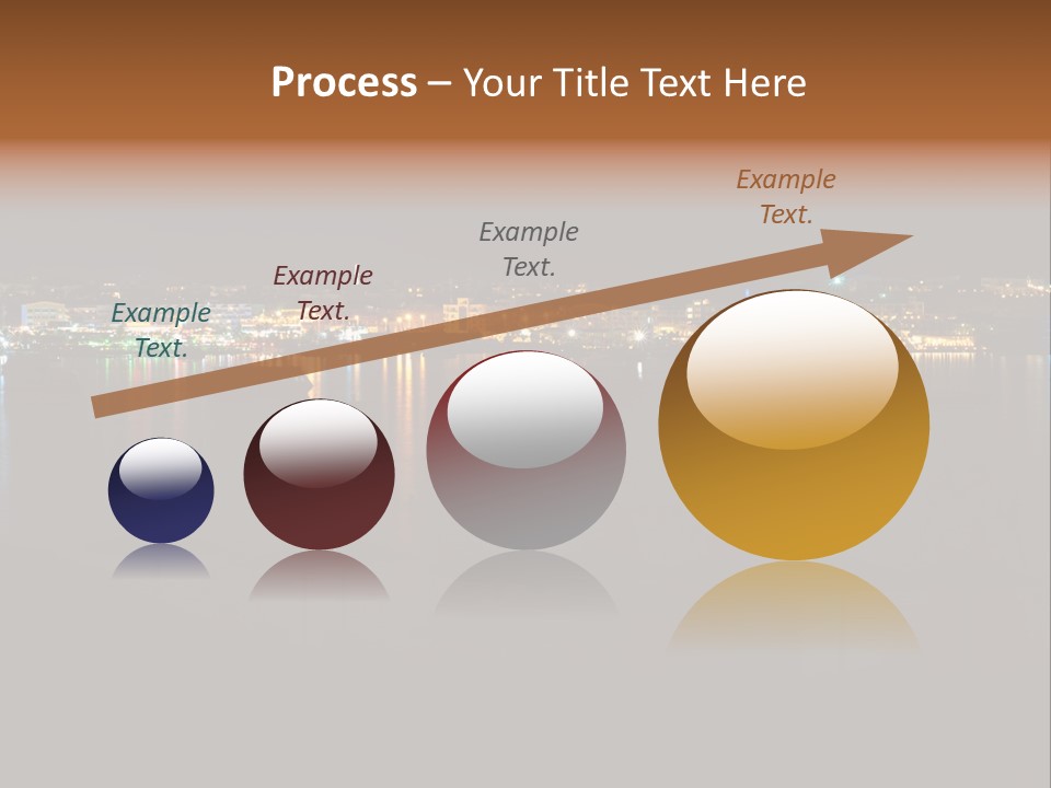 Tourism Deck Boat PowerPoint Template