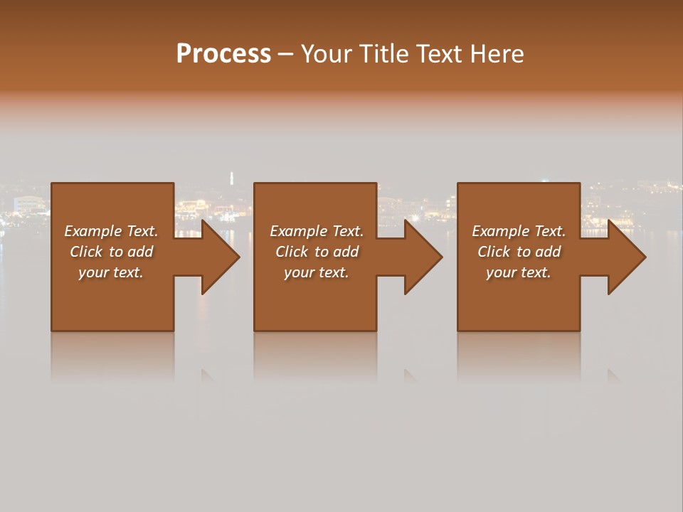 Tourism Deck Boat PowerPoint Template