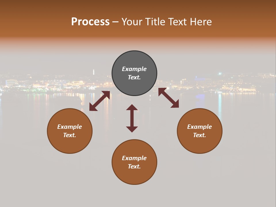 Tourism Deck Boat PowerPoint Template