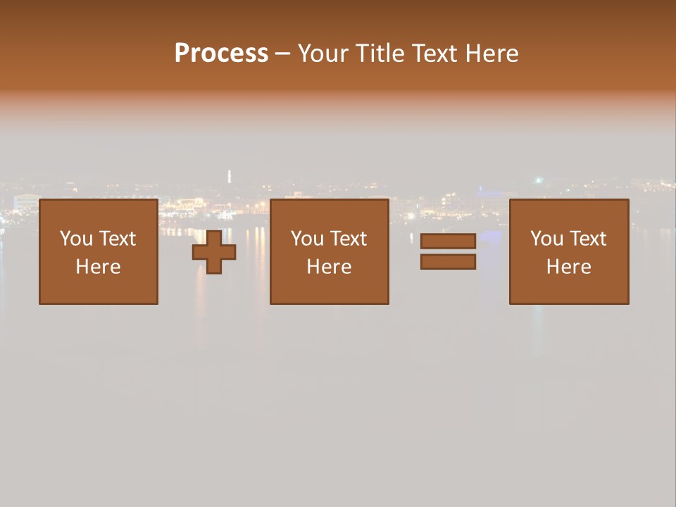 Tourism Deck Boat PowerPoint Template