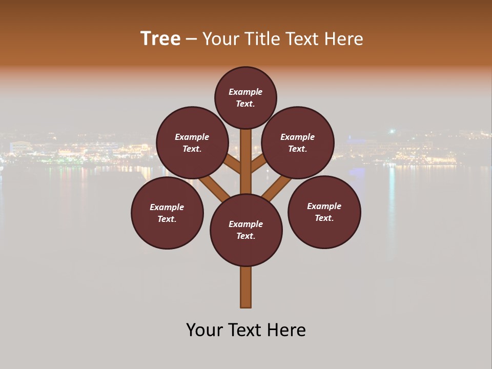 Tourism Deck Boat PowerPoint Template