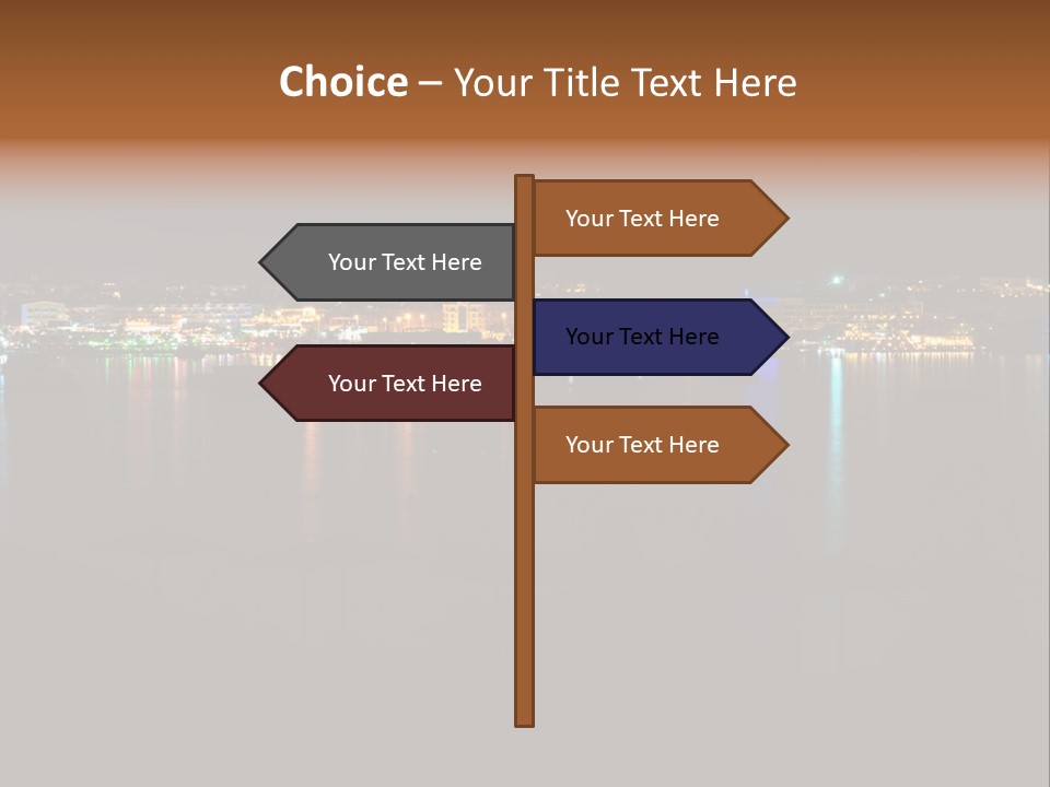 Tourism Deck Boat PowerPoint Template