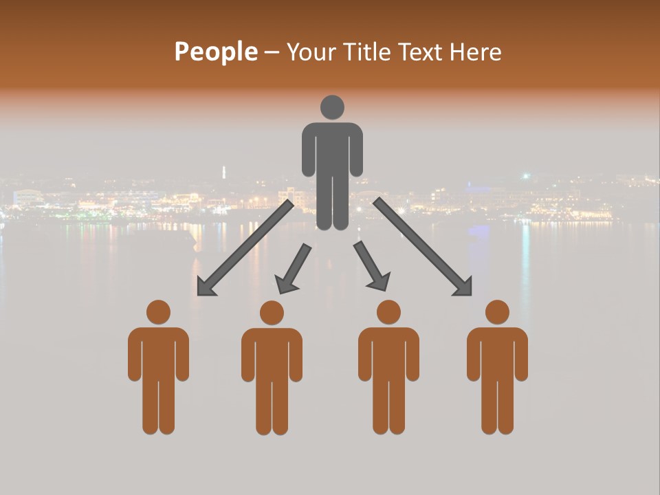 Tourism Deck Boat PowerPoint Template