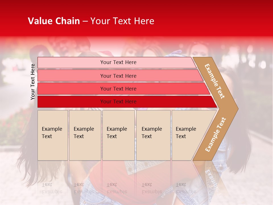 Blond Ethnicity Park PowerPoint Template