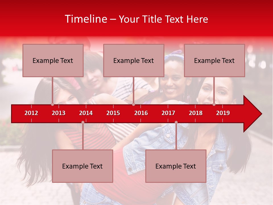 Blond Ethnicity Park PowerPoint Template