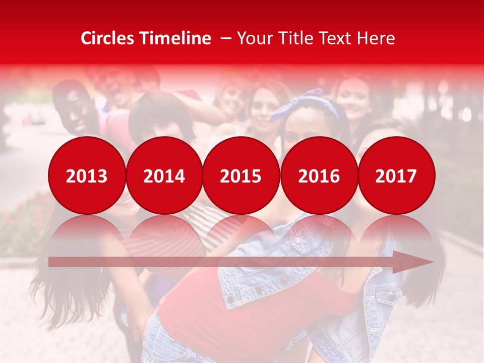 Blond Ethnicity Park PowerPoint Template