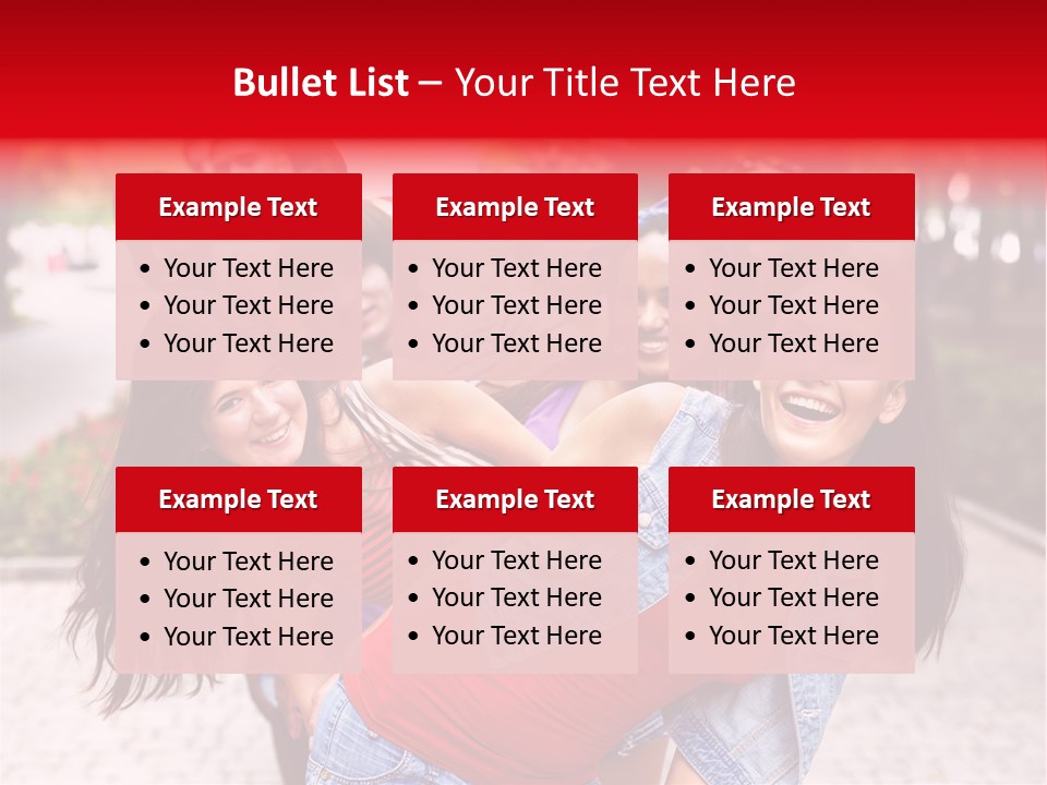 Blond Ethnicity Park PowerPoint Template