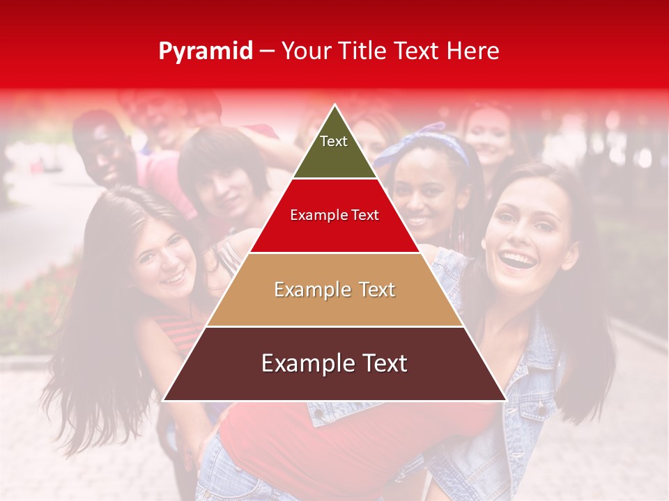 Blond Ethnicity Park PowerPoint Template