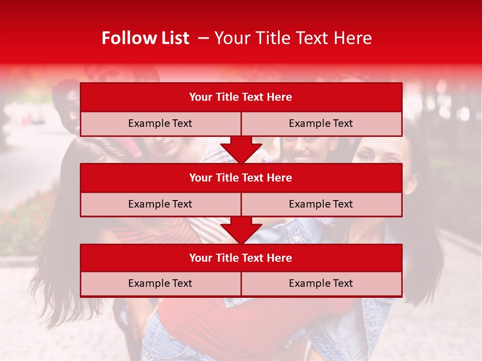 Blond Ethnicity Park PowerPoint Template