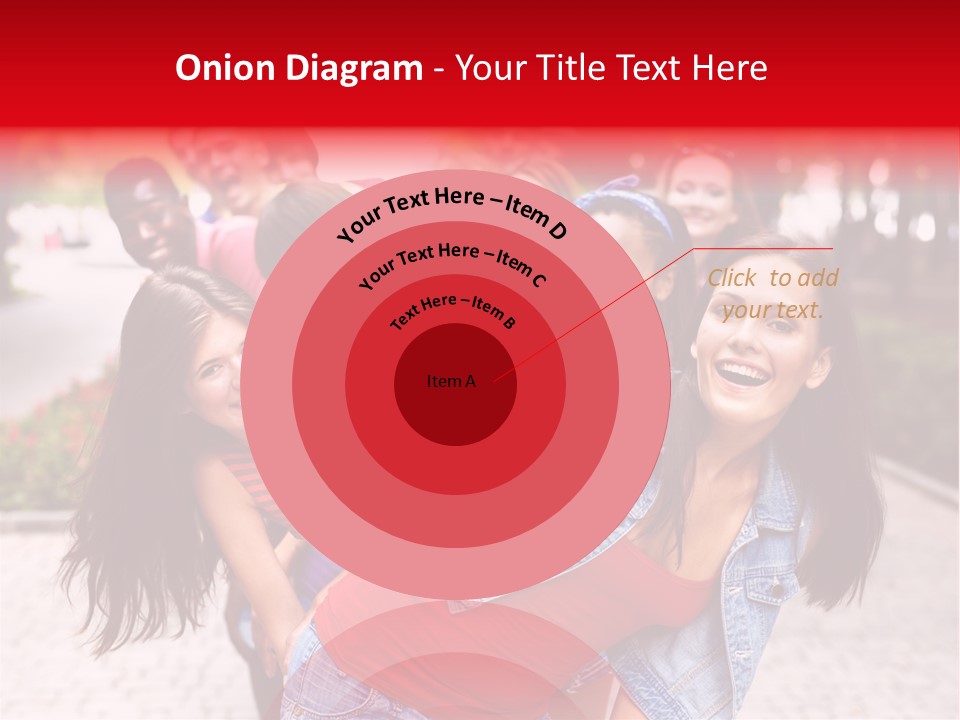 Blond Ethnicity Park PowerPoint Template