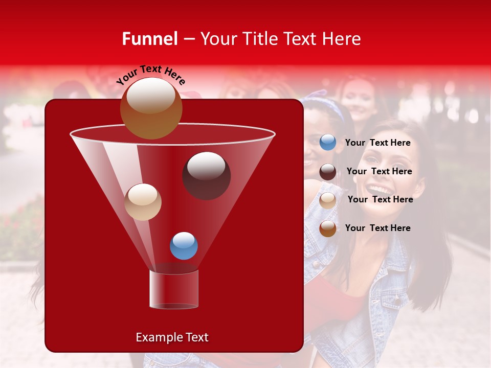 Blond Ethnicity Park PowerPoint Template