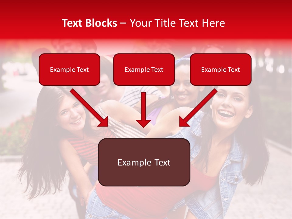 Blond Ethnicity Park PowerPoint Template