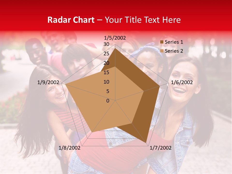 Blond Ethnicity Park PowerPoint Template