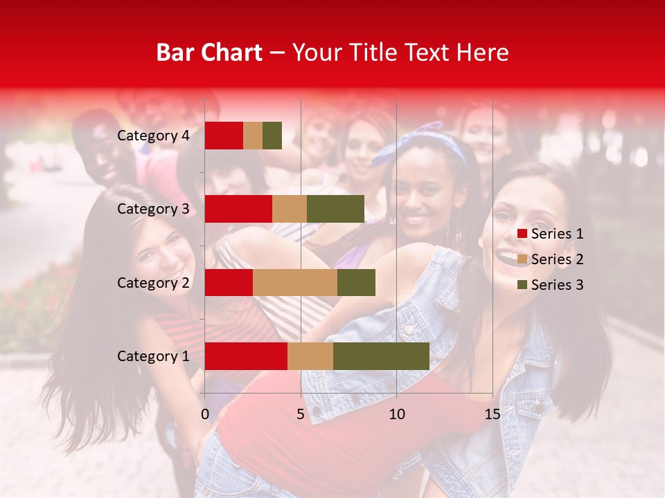 Blond Ethnicity Park PowerPoint Template