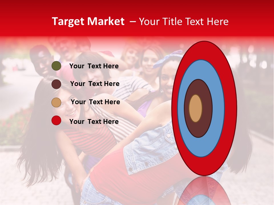 Blond Ethnicity Park PowerPoint Template