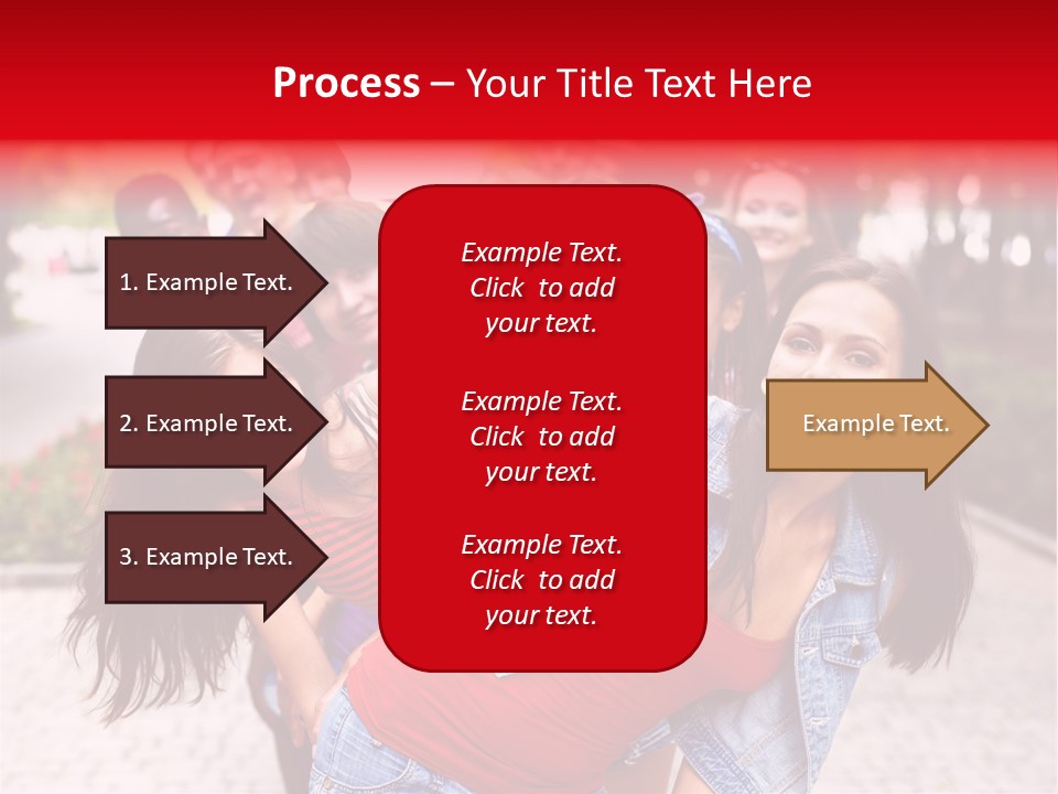 Blond Ethnicity Park PowerPoint Template