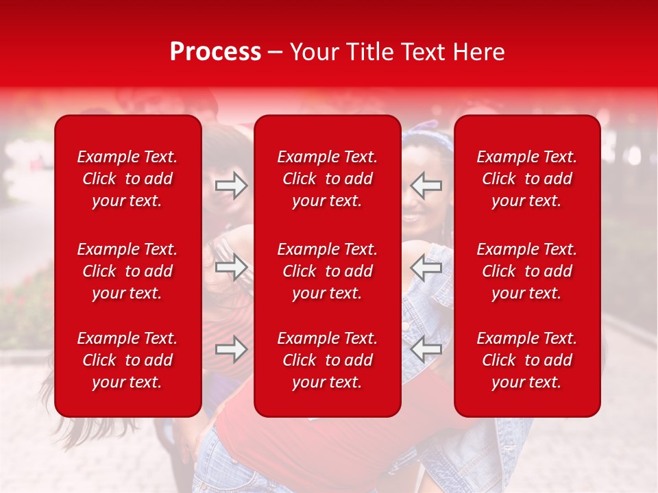 Blond Ethnicity Park PowerPoint Template