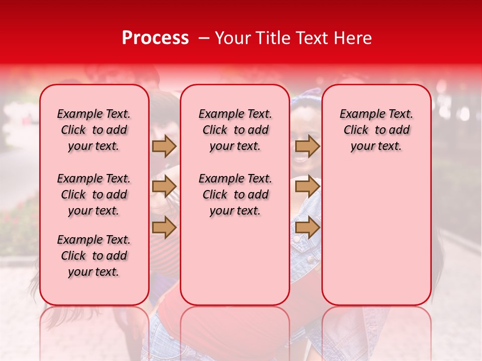 Blond Ethnicity Park PowerPoint Template