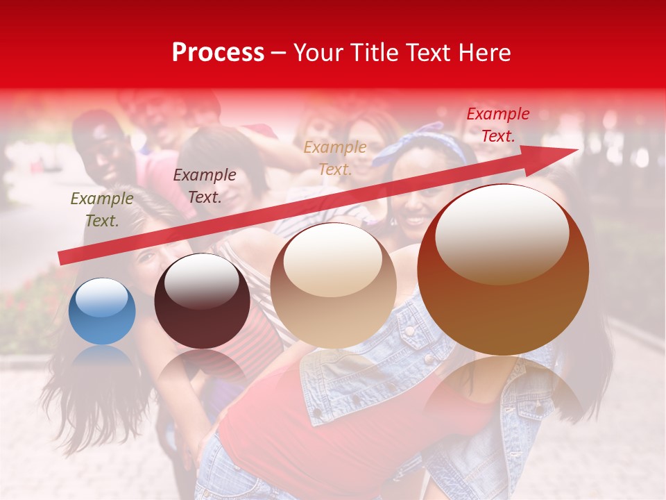 Blond Ethnicity Park PowerPoint Template