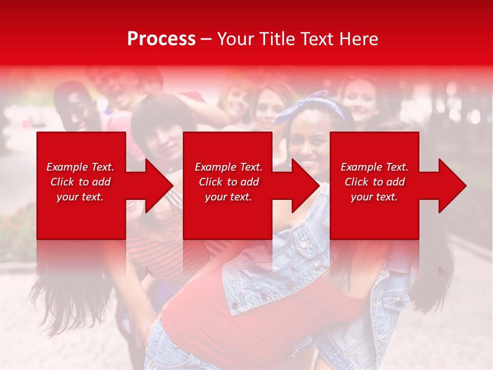 Blond Ethnicity Park PowerPoint Template