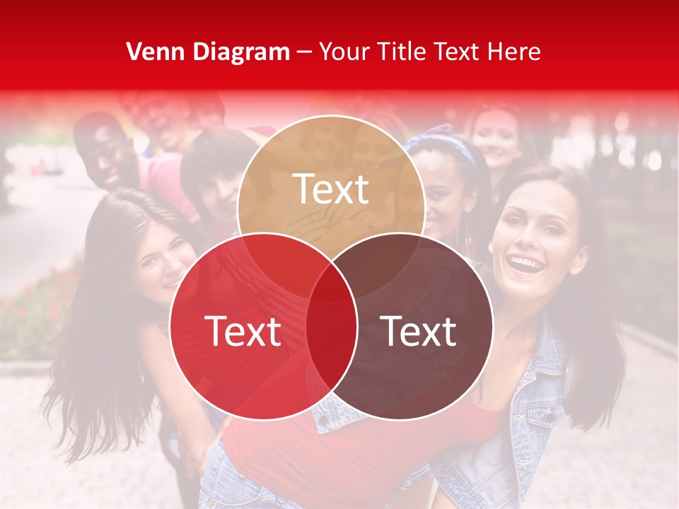 Blond Ethnicity Park PowerPoint Template