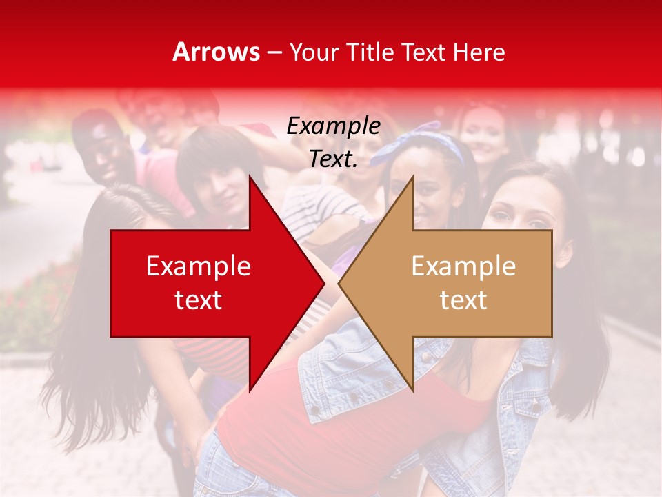 Blond Ethnicity Park PowerPoint Template