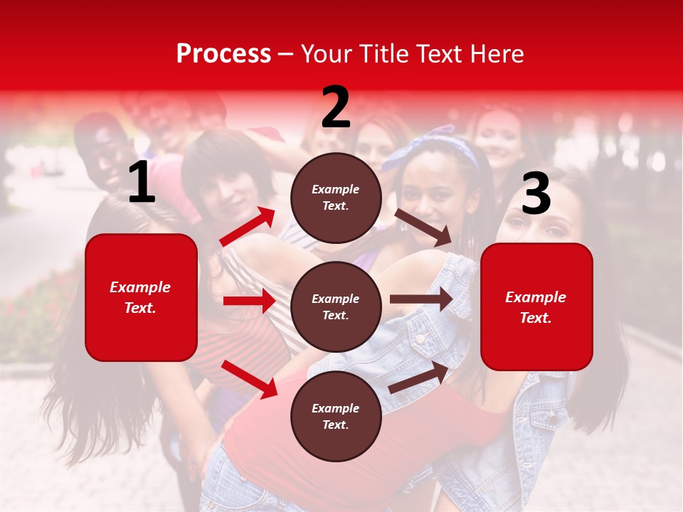 Blond Ethnicity Park PowerPoint Template