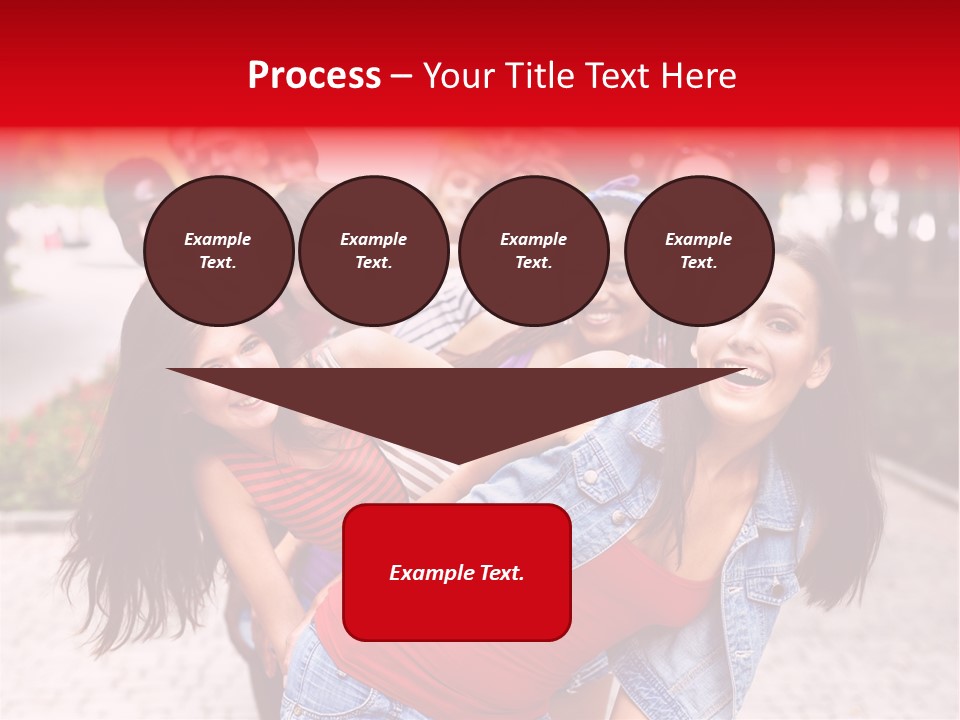 Blond Ethnicity Park PowerPoint Template