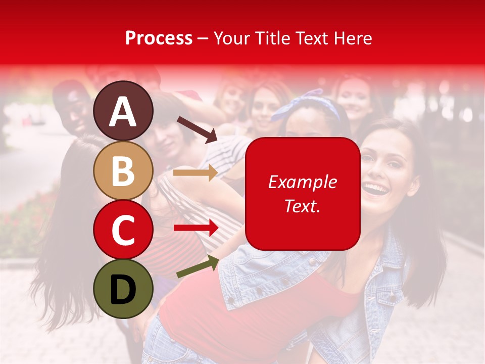 Blond Ethnicity Park PowerPoint Template