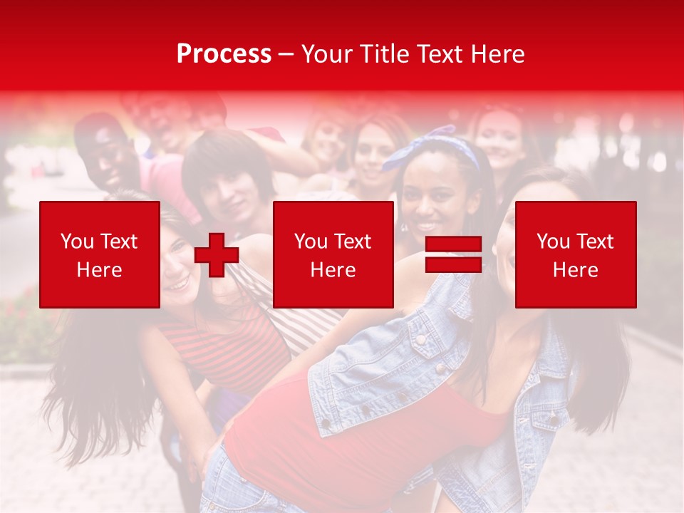 Blond Ethnicity Park PowerPoint Template