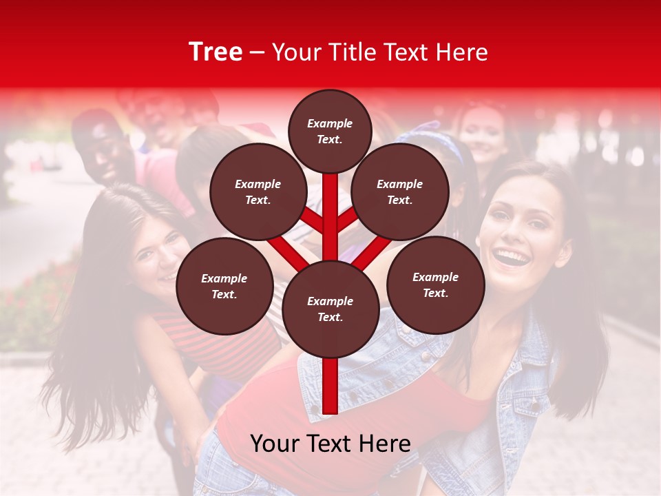 Blond Ethnicity Park PowerPoint Template