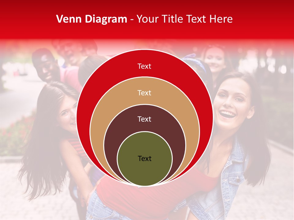 Blond Ethnicity Park PowerPoint Template