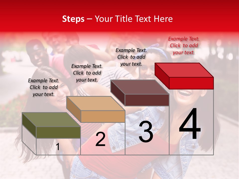 Blond Ethnicity Park PowerPoint Template