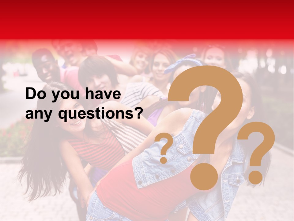 Blond Ethnicity Park PowerPoint Template