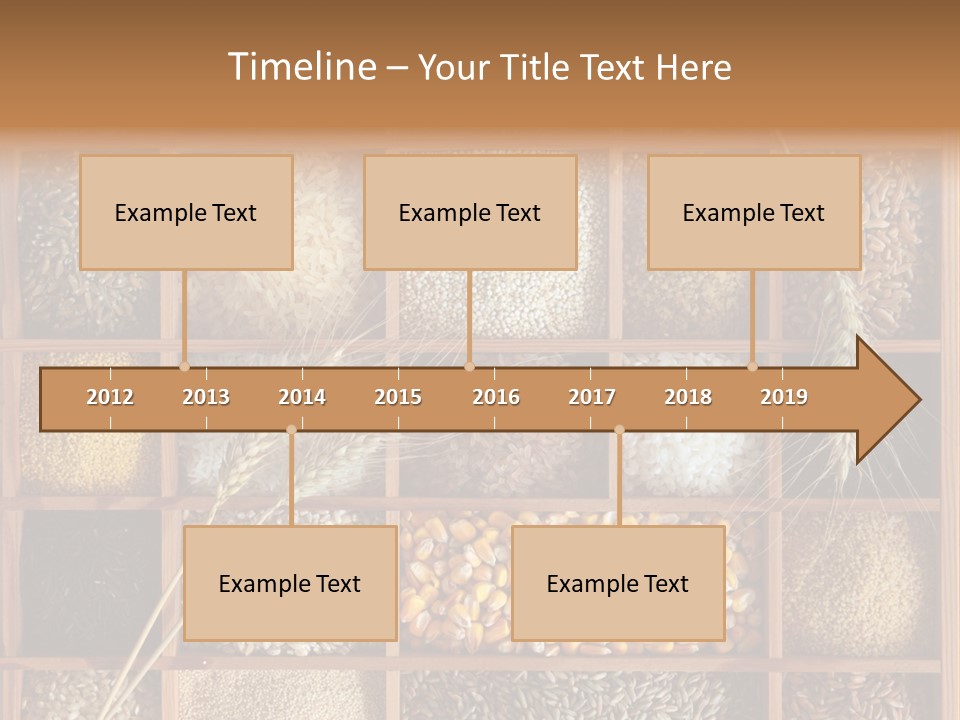 Quinoa Wooden Wheat PowerPoint Template