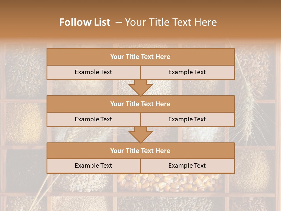 Quinoa Wooden Wheat PowerPoint Template